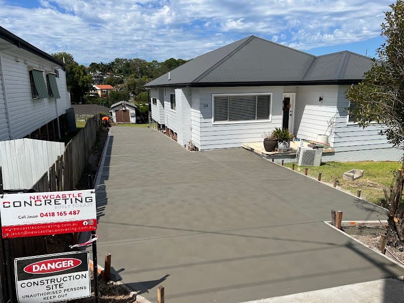Newcastle Concreting Pty Ltd concreting work in Warners Bay