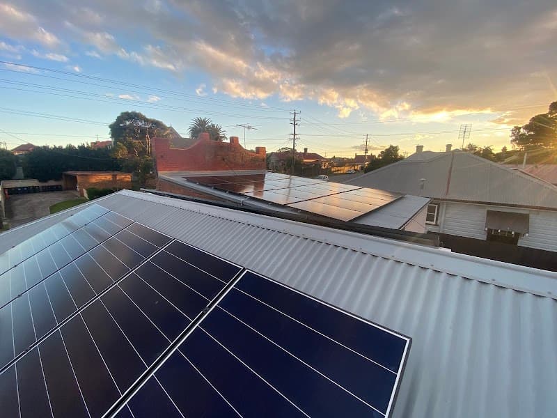 Newy Solar Co Pty Ltd solar panel installation work in Hamilton North