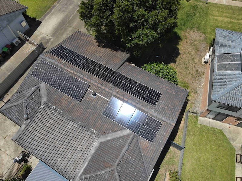 Newy Solar Co Pty Ltd solar panel installation work in Hamilton North