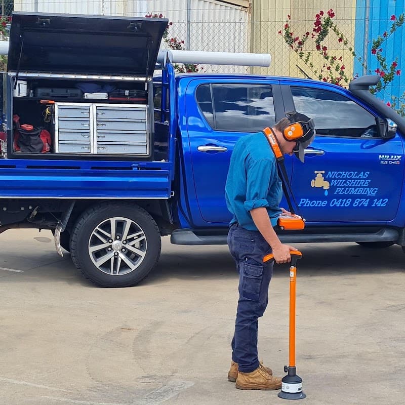 Nicholas Wilshire Plumbing Pty Ltd plumber work in Harlaxton