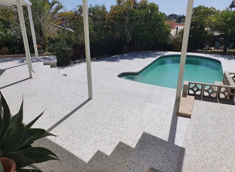 North Shore Pools and Landscaping pool builder work in Beldon