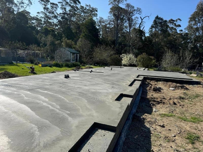 North Tas Excavation and Concreting concreting work in Kings Meadows
