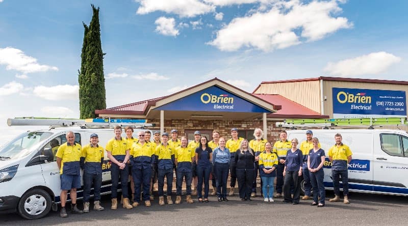 O'Brien Electrical Mt Gambier electrician work in Suttontown