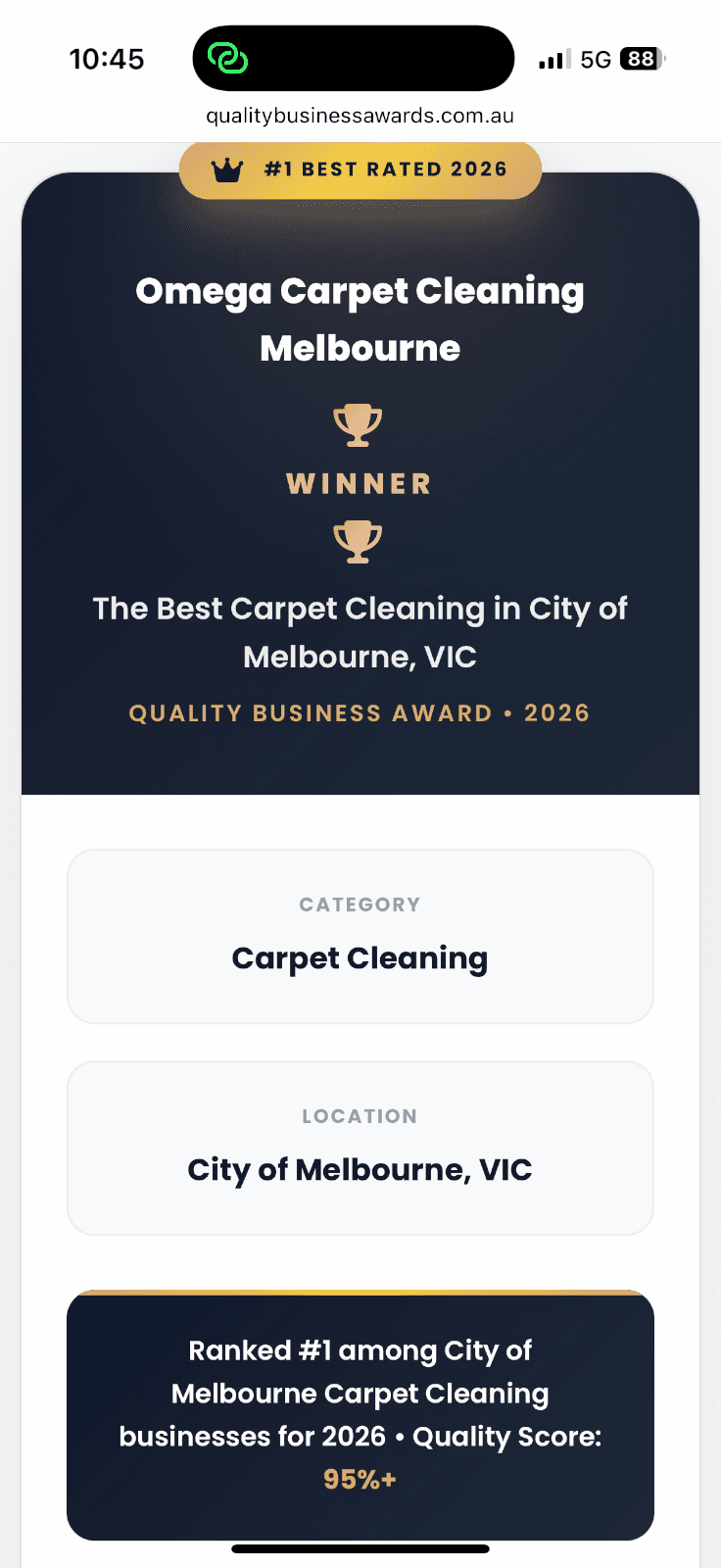 Omega Carpet Cleaning Melbourne carpet cleaning work in Melbourne