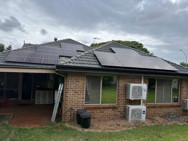 Omega Solar and Batteries solar panel installation work in Mudgeeraba