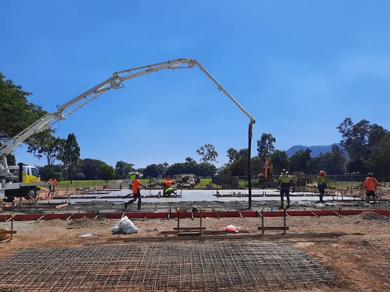 On The Mark Concrete Pumping Townsville concreting work in Burdell