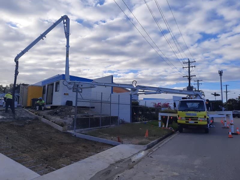 On The Mark Concrete Pumping Townsville concreting work in Burdell