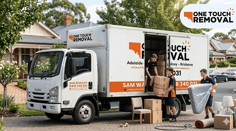 One Touch Removal Pty Ltd removalist work in Blair Athol