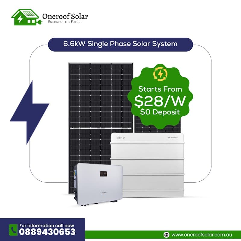 Oneroof Solar solar panel installation work in Berrimah