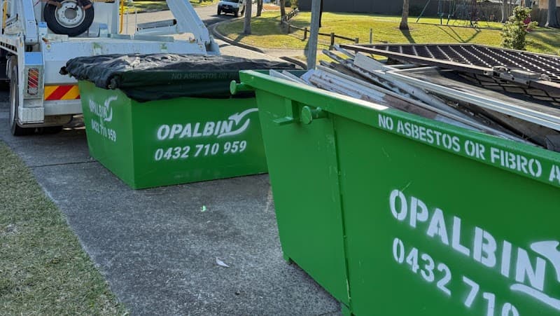 Opal Bins rubbish removal work in Rosehill