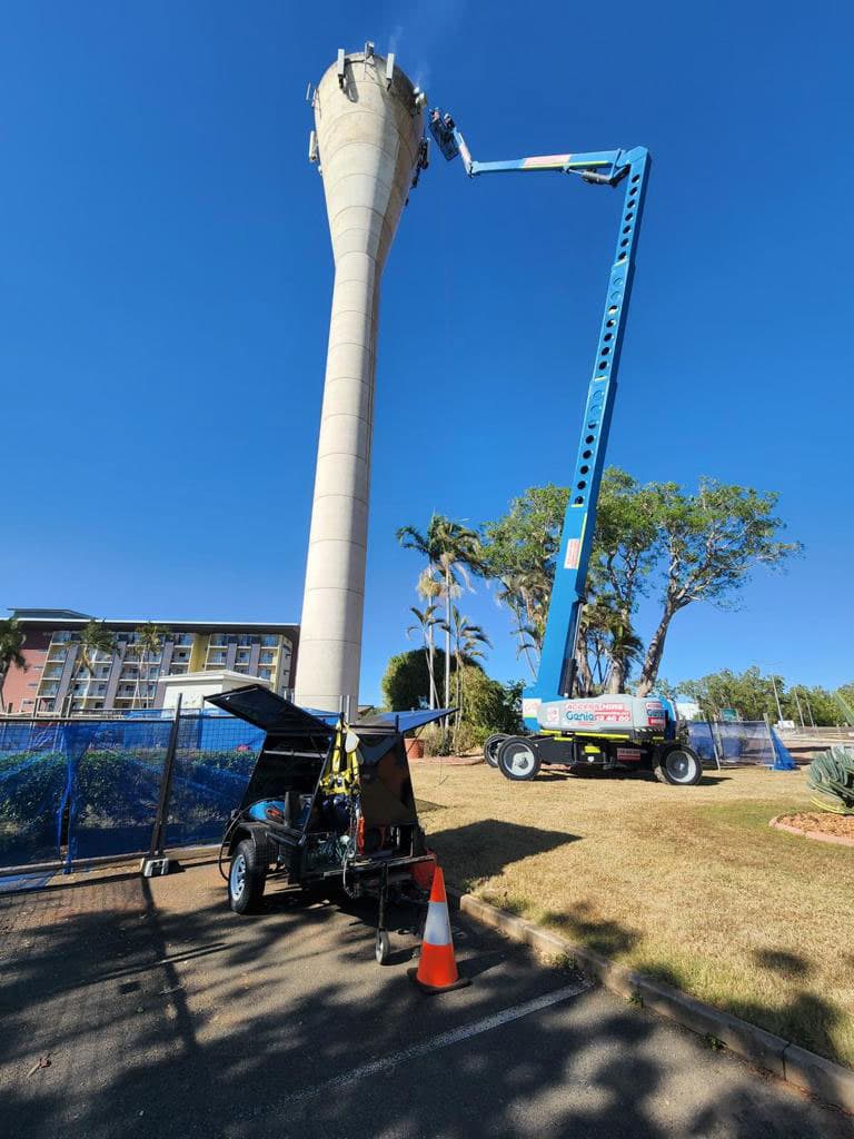 OptiKlean pressure washing work in Leanyer