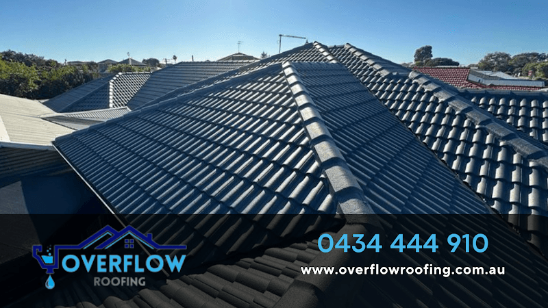 Overflow Roofing gutter cleaning work in Mandurah