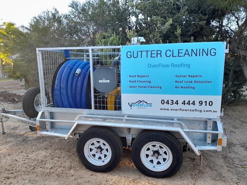 Overflow Roofing gutter cleaning work in Mandurah