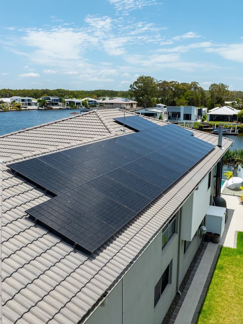 OzEnergi solar panel installation work in Maryborough