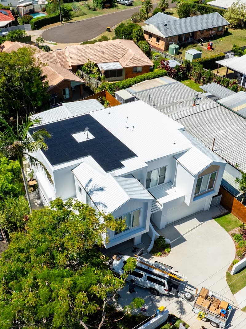 OzEnergi solar panel installation work in Maryborough