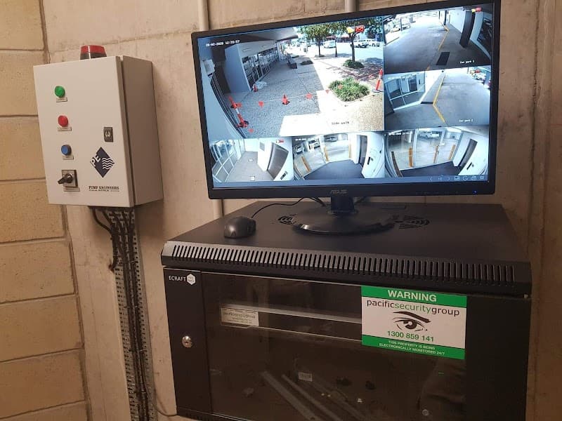 Pacific Security Group security & cctv work in Fortitude Valley