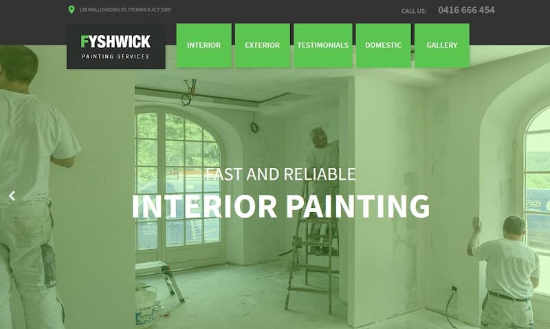 painting service canberra painter work in Fyshwick