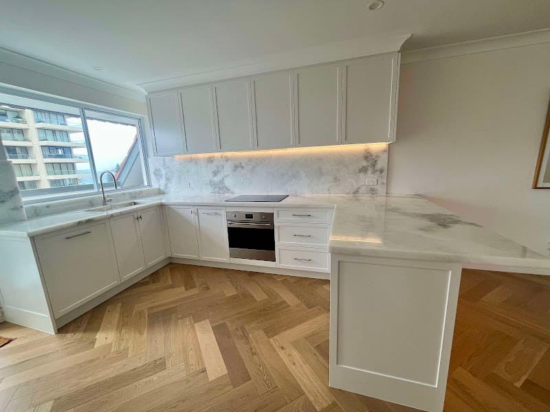 Peninsula Kitchens & Bathrooms Pty Ltd kitchen renovation work in Cromer