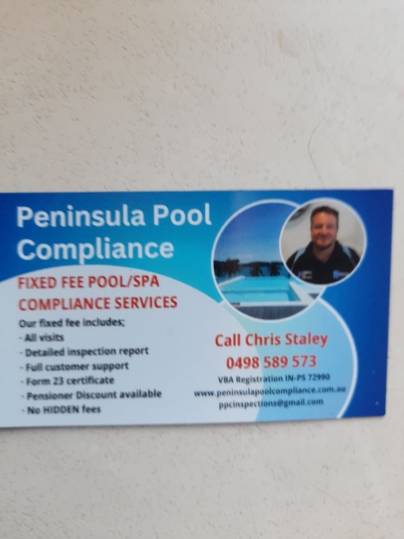 Peninsula Pool Compliance Pty Ltd pool maintenance work in Frankston South