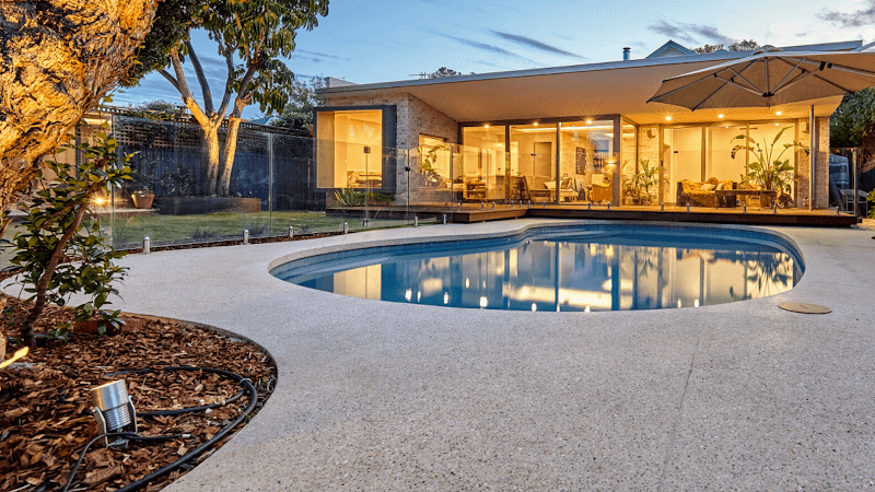 Perth Exposed Aggregate concreting work in Subiaco