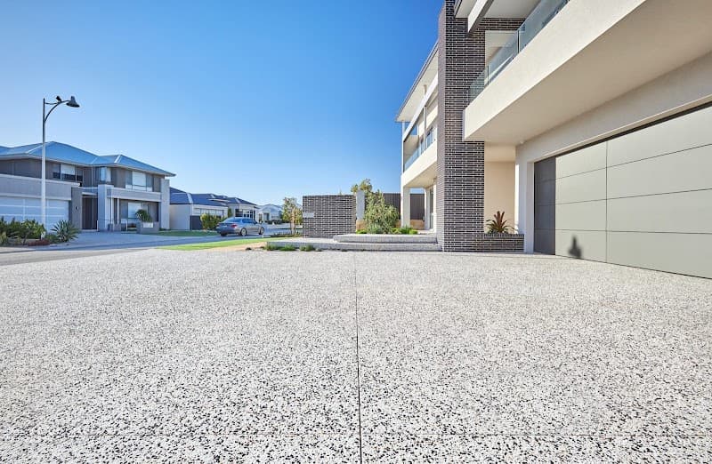 Perth Exposed Aggregate concreting work in Subiaco