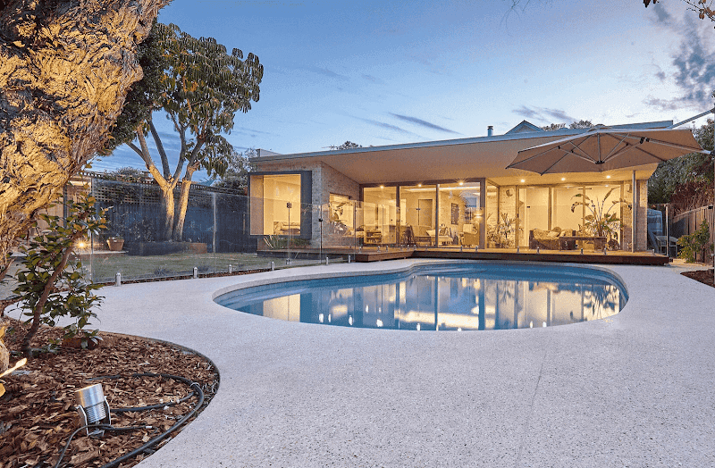 Perth Exposed Aggregate concreting work in Subiaco
