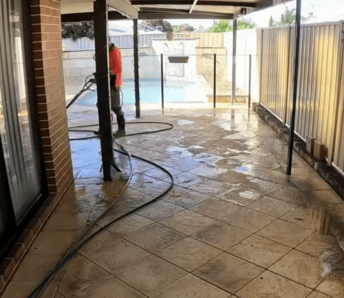 Perth Power Wash pressure washing work in Singleton