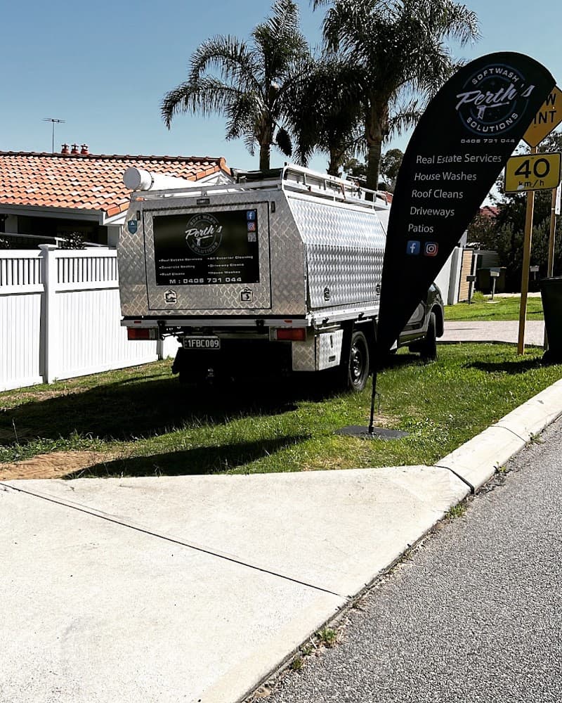 Perth Softwash Solutions pressure washing work in Scarborough