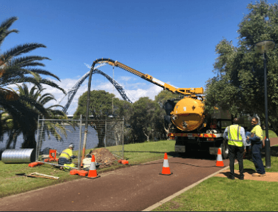 Perth Underground Services demolition work in Joondalup