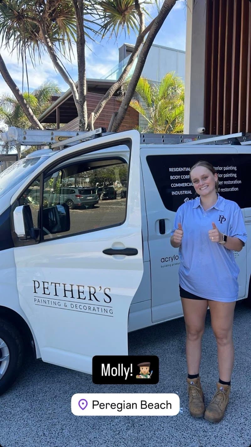 Pether’s Painting & Decorating painter work in Baringa