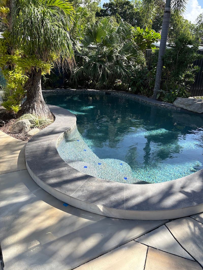 Placid Pools pool builder work in Smithfield