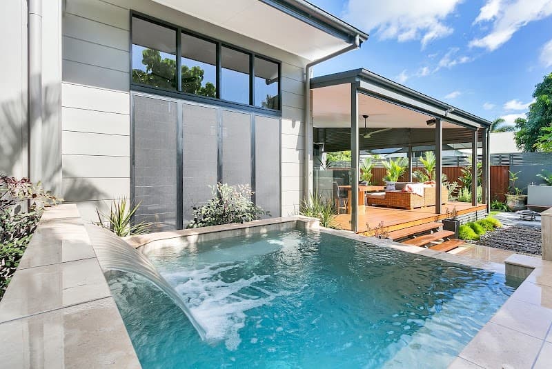 Placid Pools pool builder work in Smithfield