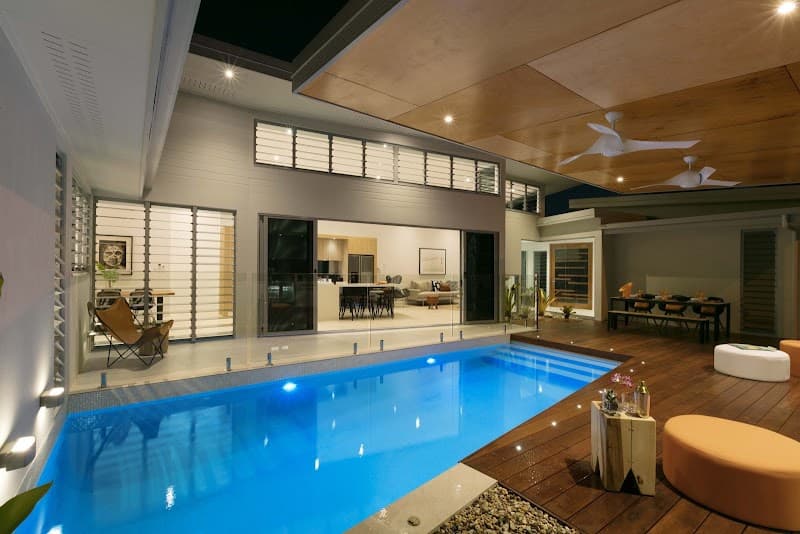 Placid Pools pool builder work in Smithfield