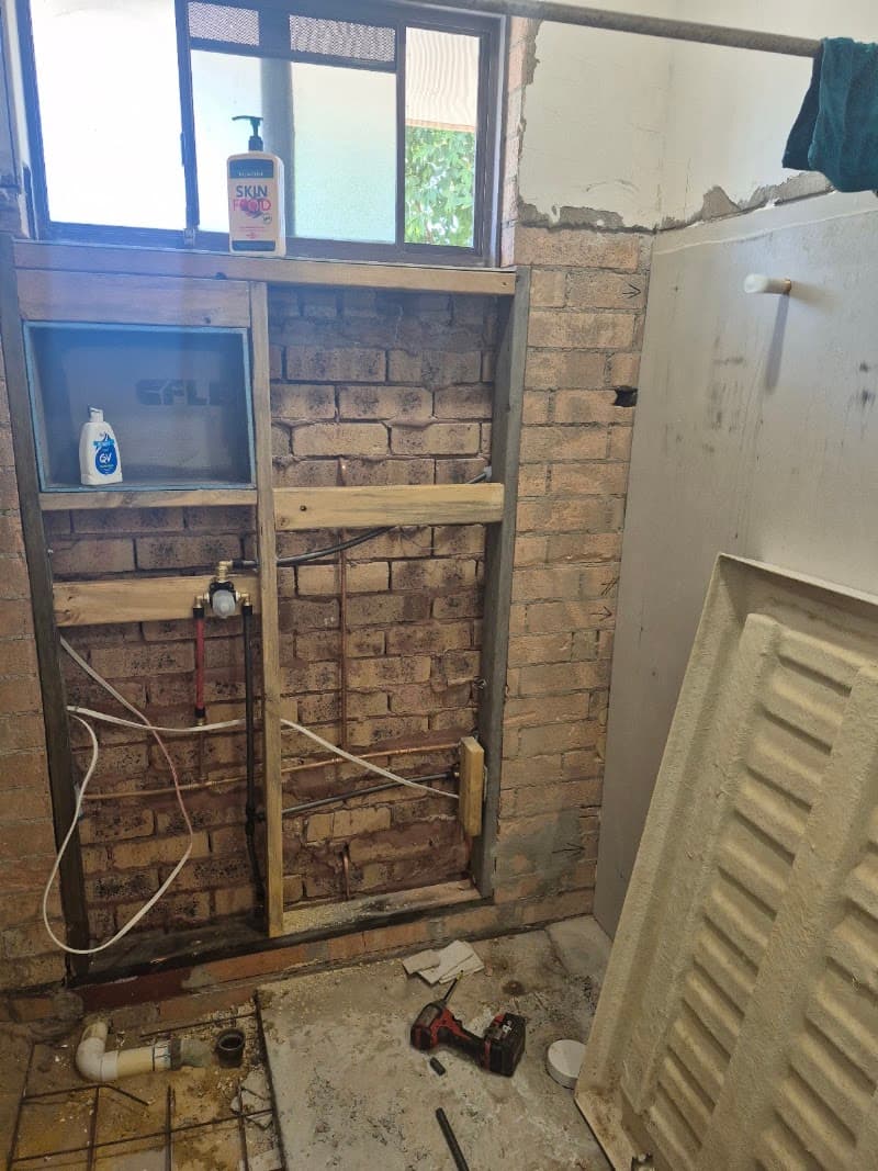 Plumbwell Enterprises bathroom renovation work in Davenport