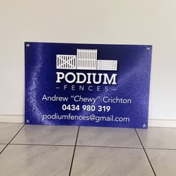 Podium Fences