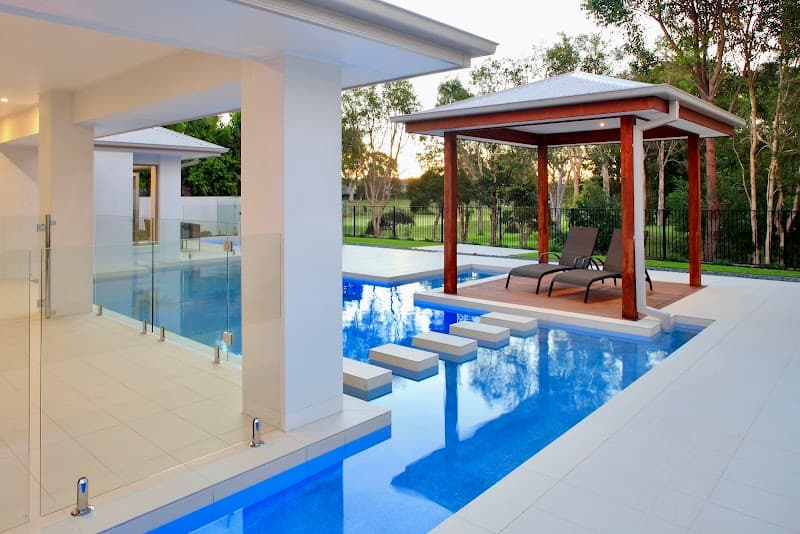 Poolfab Pool + Landscape Creations pool builder work in Kunda Park