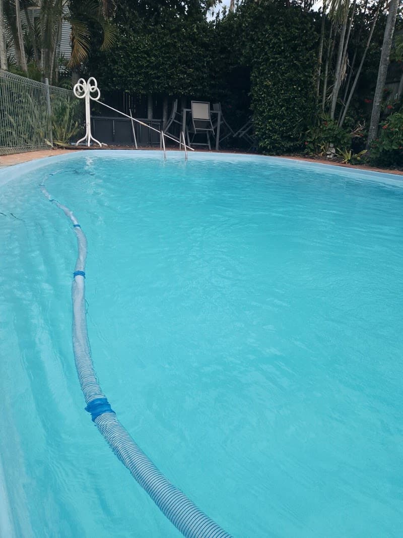 Poolside All Seasons Pools pool builder work in Mount Pleasant