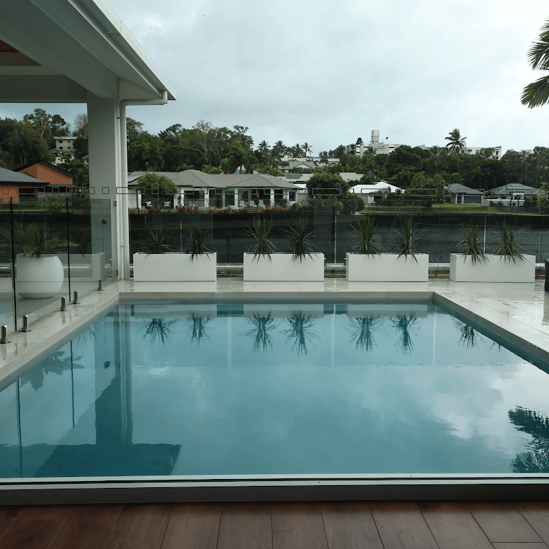 Poolside Cairns pool builder work in Bungalow