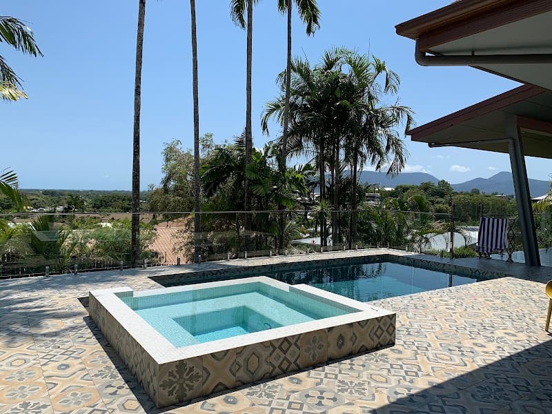 Poolside Cairns pool builder work in Bungalow