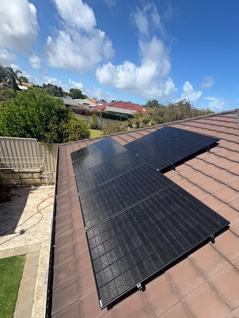 Positive Energy Solutions solar panel installation work in Osborne Park