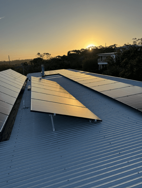 Power and Solar Group solar panel installation work in Cromer