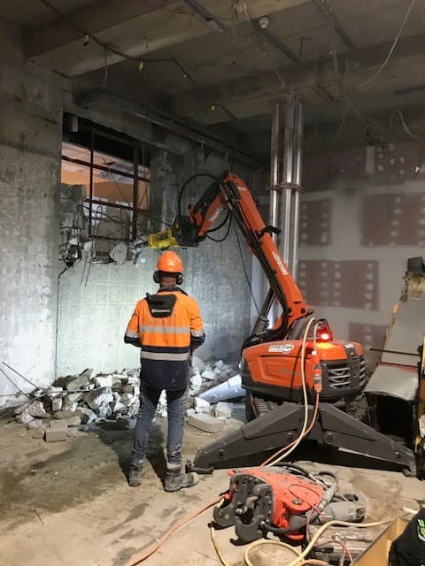 Precise Cut & Core demolition work in Cleveland