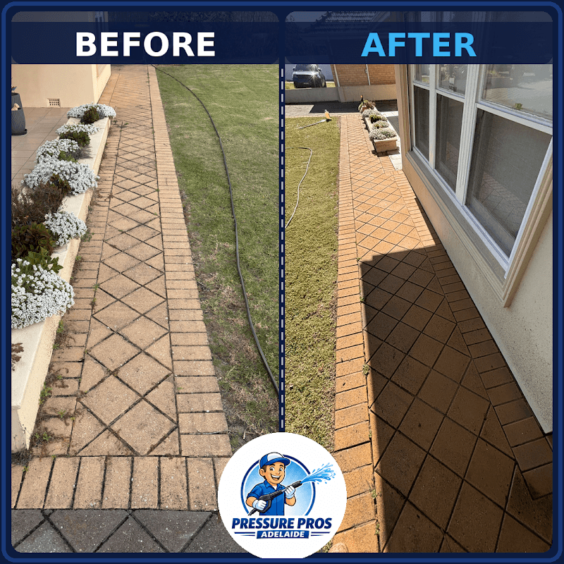 Pressure Pros Adelaide pressure washing work in Nailsworth