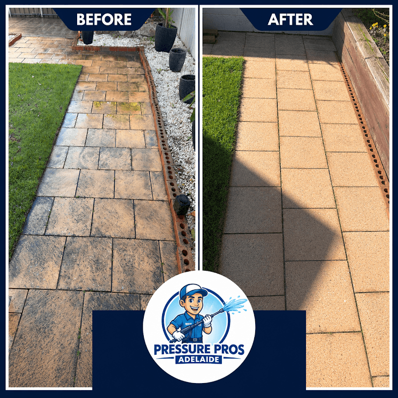Pressure Pros Adelaide pressure washing work in Nailsworth