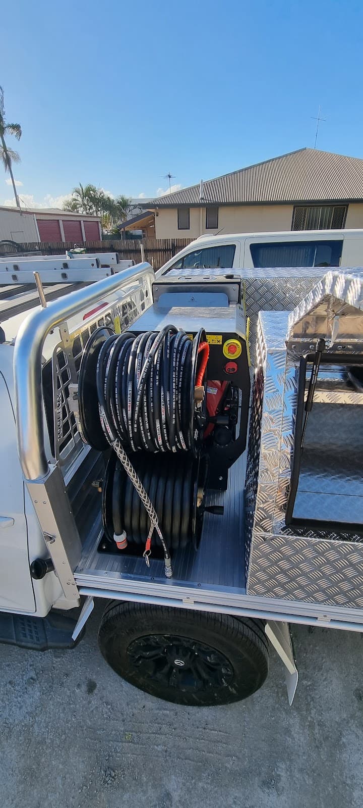 Pressure Pumps NQ Townsville pressure washing work in Garbutt