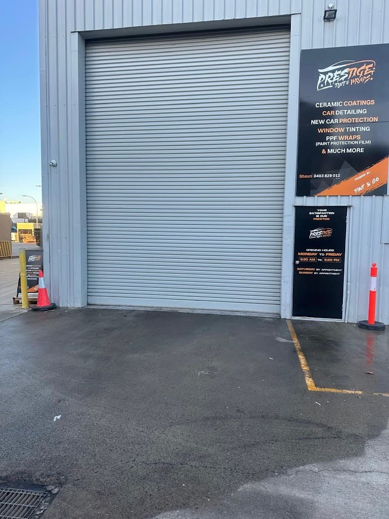 Prestige Tint & Wraps (PTW) window tinting work in Mitchell