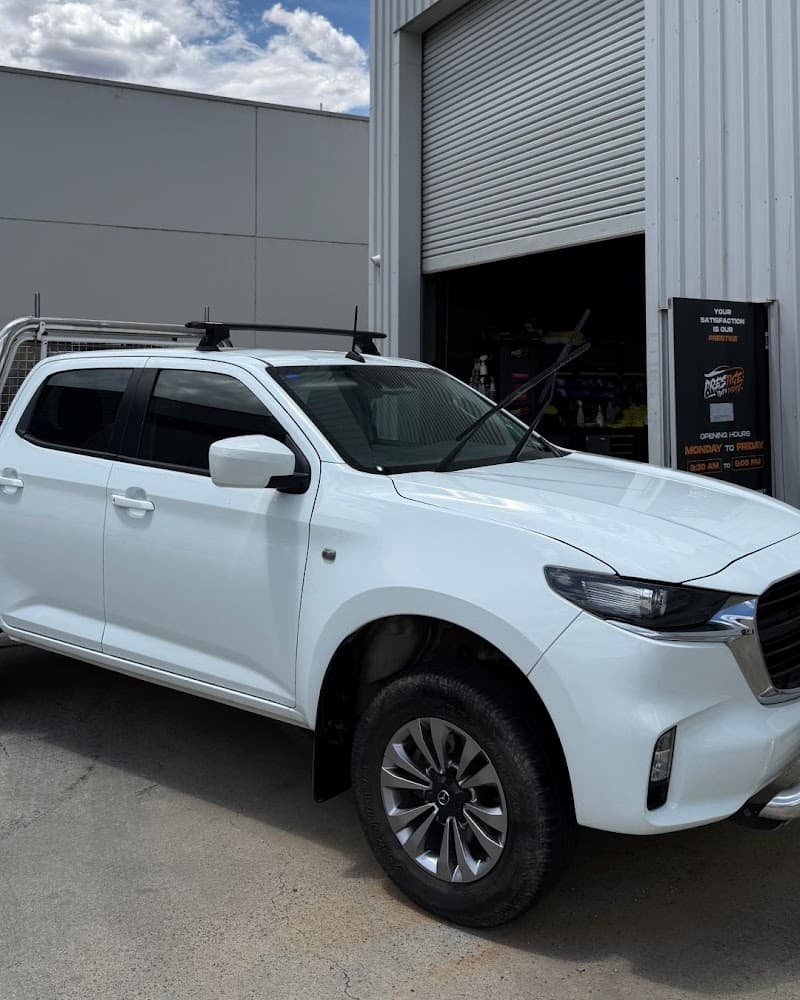 Prestige Tint & Wraps (PTW) window tinting work in Mitchell