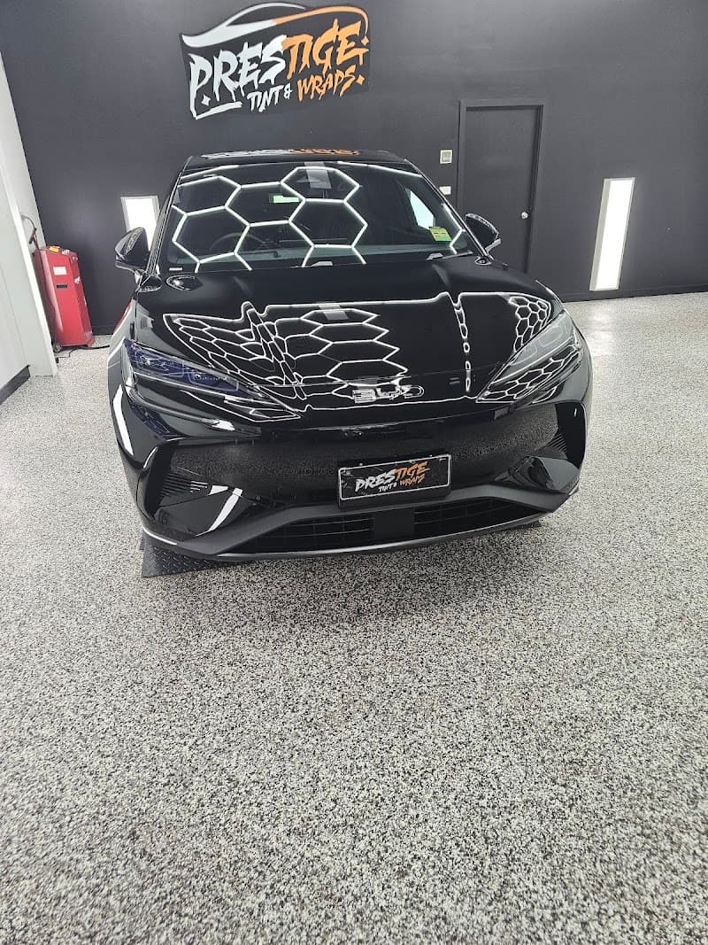 Prestige Tint & Wraps (PTW) window tinting work in Mitchell