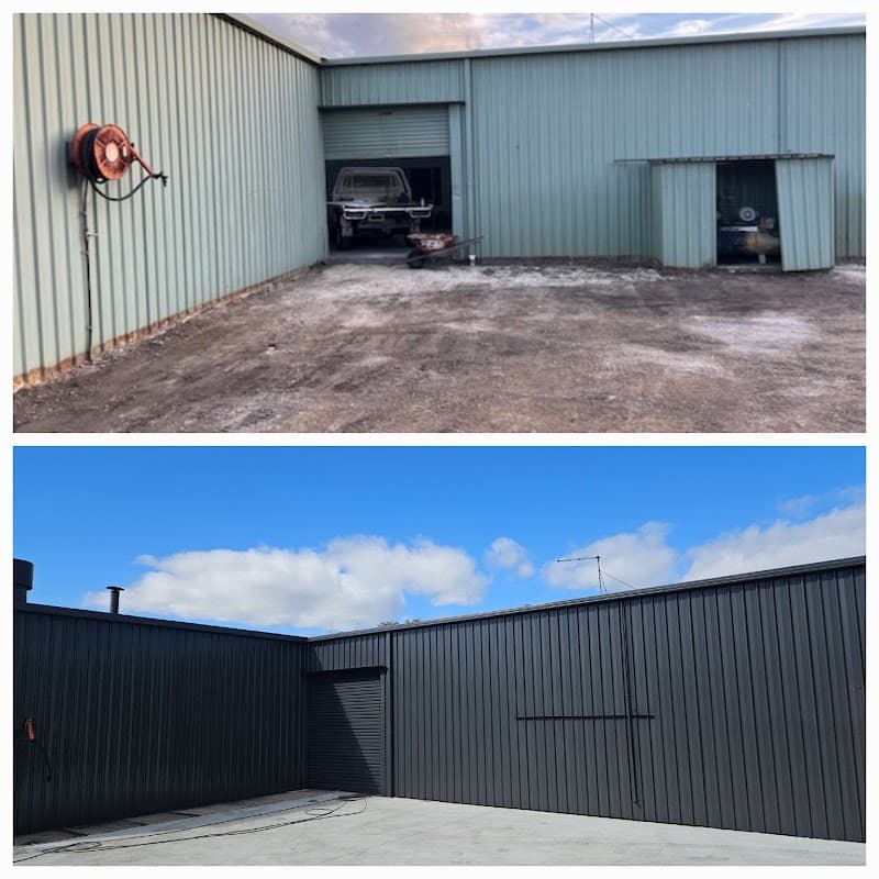Prideclean pressure washing work in West Launceston