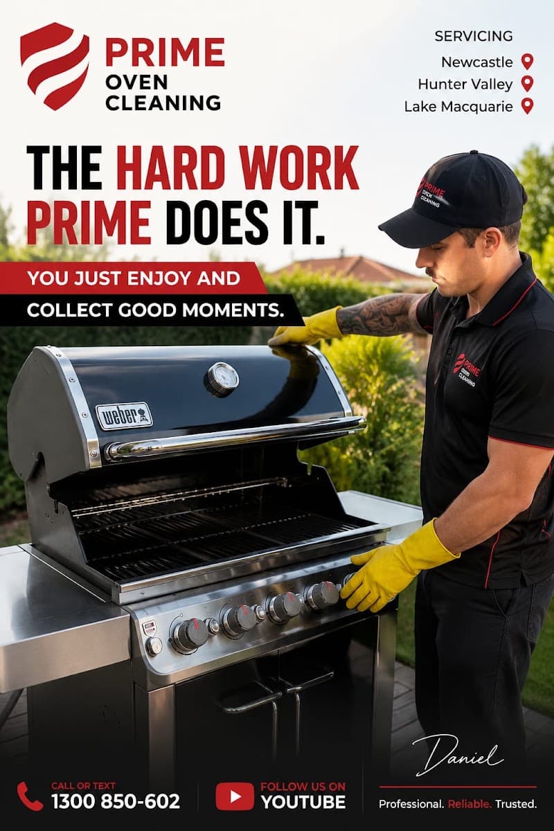 Prime Oven Cleaning - NEWCASTLE oven & bbq cleaning work in Cooks Hill